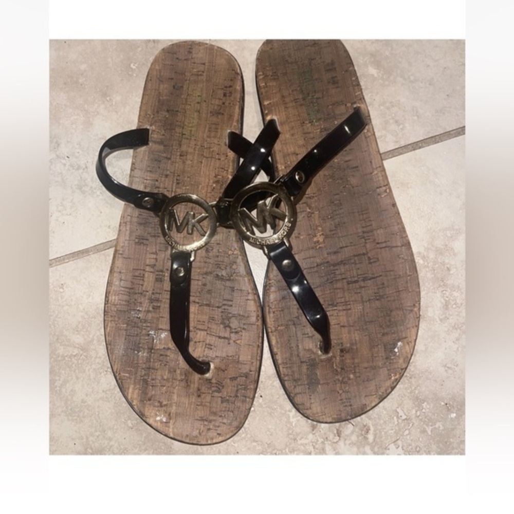 Michael Kors MK Charm Jelly Thong Sandal 10M